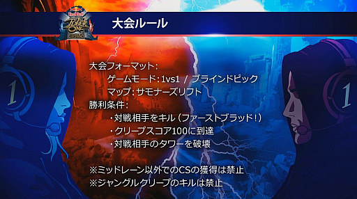 画像ギャラリー No.024のサムネイル画像 / 「リーグ・オブ・レジェンド」の1vs1ルールのアマチュア最強決定戦! 「Red Bull Player One 2019」日本予選レポート
