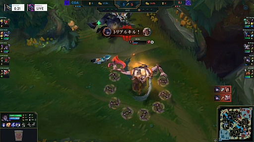 画像ギャラリー No.006のサムネイル画像 / 「LJL 2020 Spring Split」プレイオフ Round1レポート。4つのチームが激突，勝ち上がったのはV3とCGA