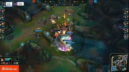 画像ギャラリー No.007のサムネイル画像 / 「LJL 2020 Spring Split Finals」Sengoku Gaming 対 DetonatioN FocusMe戦レポート。DFMが3-1で勝利し,怒涛の4連覇を達成