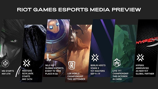 画像ギャラリー No.001のサムネイル画像 / ライアットゲームズのeスポーツに関するオンライン会見“Riot Games Esports Media Preview Event”の公式レポートが公開