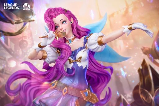 画像ギャラリー No.008のサムネイル画像 / 「リーグ・オブ・レジェンド」に登場する「セラフィーン」の1/4スケールフィギュアが2025年10月に発売決定。価格は15万5000円(税込)