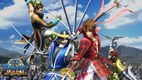 画像ギャラリー No.001のサムネイル画像 / 「戦国BASARA BH」TGS 2008でプレイしてPSP専用待受画面ゲット