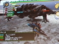 「モンスターハンター3（トライ）」完成披露発表会でボルボロスをスラッシュアックスで狩ってみた