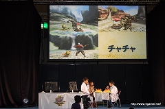 画像ギャラリー No.049のサムネイル画像 / 次長課長の井上 聡さんらが出演したステージイベントなどで大いに盛り上がった,「モンスターハンターフェスタ’09」大阪大会レポートその2