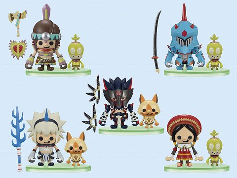 画像ギャラリー No.003のサムネイル画像 / 「モンハン」4月のプライズは3タイプのフィギュアが登場