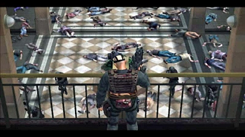 画像ギャラリー No.002のサムネイル画像 /  Wii「デッドライジング」，フランクにも銃口を向ける特殊部隊を公開