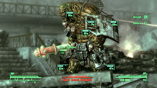 画像ギャラリー No.004のサムネイル画像 / ［TGS 2008＃031］「Fallout 3」試遊レポート。アリンコを探して牛に出会った