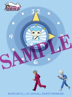 画像ギャラリー No.001のサムネイル画像 / 「逆転検事」公式ケータイサイトで“タイホくん”のFlash待受を配信