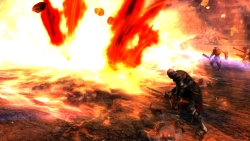 画像ギャラリー No.001のサムネイル画像 / 超巨大なボスとのバトルに挑め。Xbox360「NINETY-NINE NIGHTS II」，ゴールド会員を対象とした体験版配信が本日スタート
