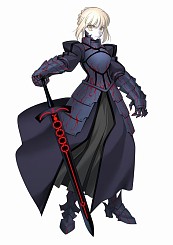 画像ギャラリー No.018のサムネイル画像 / 「フェイト/アンリミテッドコード」，PS2版追加キャラ“セイバーオルタ”のプレイムービーをアップ＆主要キャラ4人を紹介