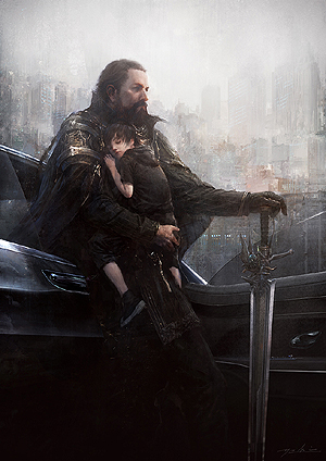 画像ギャラリー No.019のサムネイル画像 / 「FINAL FANTASY XV」の最新トレイラー「夜明け」が公開。本作のテーマに沿って“父と子の絆”を描いた内容