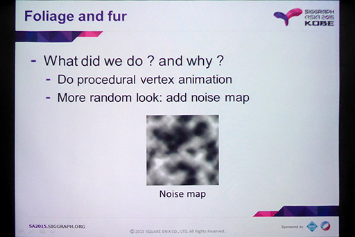 画像ギャラリー No.019のサムネイル画像 / ［SIGGRAPH ASIA］東大出の研究者が解説。「FFXV」における物理シミュレーションの仕組みと，ゲーム業界の楽しいところ