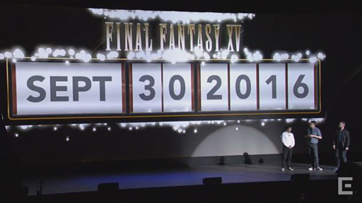 画像ギャラリー No.003のサムネイル画像 / 【ムービー追加】「FINAL FANTASY XV」の発売日が2016年9月30日に決定
