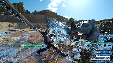 画像ギャラリー No.025のサムネイル画像 / 「FINAL FANTASY XV」の登場キャラ，レイヴスとイリスが公開。旅に欠かせないゲーム内ショップや一部バトルシステムの情報も