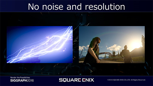 画像ギャラリー No.018のサムネイル画像 / ［SIGGRAPH］「FINAL FANTASY XV」のビジュアルエフェクトは，「説得力のあるフォトリアル」を技術で実現する