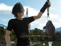「FINAL FANTASY XV」のロングムービーを，最新ビルドのプレイを基に徹底解説。ユニークな「魔法精製」や，凝りに凝った「釣り」の詳細を確認しよう