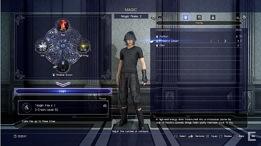画像ギャラリー No.070のサムネイル画像 / 「FINAL FANTASY XV」のロングムービーを，最新ビルドのプレイを基に徹底解説。ユニークな「魔法精製」や，凝りに凝った「釣り」の詳細を確認しよう
