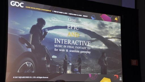 画像ギャラリー No.002のサムネイル画像 / ［GDC 2017］FF15のインタラクティブに変化するBGMは，どのような構造で，どのように制御されているのか