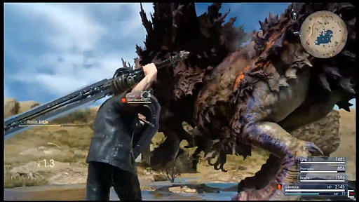 画像ギャラリー No.031のサムネイル画像 / 「FFXV アクティブ・タイム・レポート 1周年スペシャル」レポート。12月12日実施のアップデートでバトル中のキャラクターの切り替えが可能に