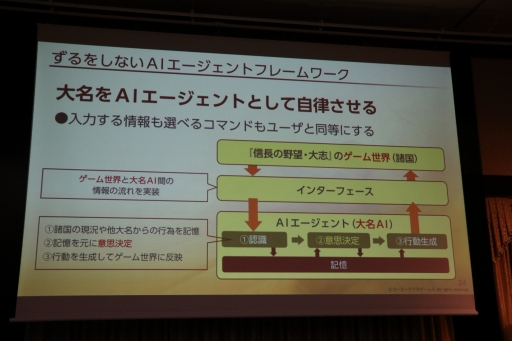 画像ギャラリー No.080のサムネイル画像 / スクエニやコーエーテクモの第一人者がゲームにおけるAIの現状と未来について語った「FOST25周年記念講演会」レポート