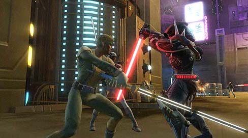 画像ギャラリー No.003のサムネイル画像 / 「Star Wars: The Old Republic」の最新ムービー公開。伝説の男ダース・レヴァンの秘密基地に，シスの部隊が迫るクエストを紹介