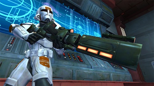 画像ギャラリー No.002のサムネイル画像 / 「Star Wars: The Old Republic」,キャラクタークラス「Trooper」の詳細が公開に。ライトセイバーを持つ者だけが宇宙のヒーローじゃない