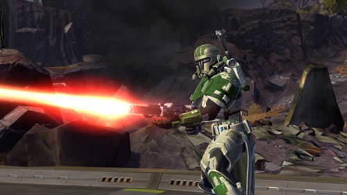 画像ギャラリー No.003のサムネイル画像 / 「Star Wars: The Old Republic」,キャラクタークラス「Trooper」の詳細が公開に。ライトセイバーを持つ者だけが宇宙のヒーローじゃない