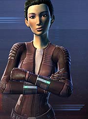 画像ギャラリー No.008のサムネイル画像 / 「Star Wars: The Old Republic」のプレイアブルキャラクター,バウンティ・ハンターに関する情報が公開。コンパニオンは日系の宇宙人?