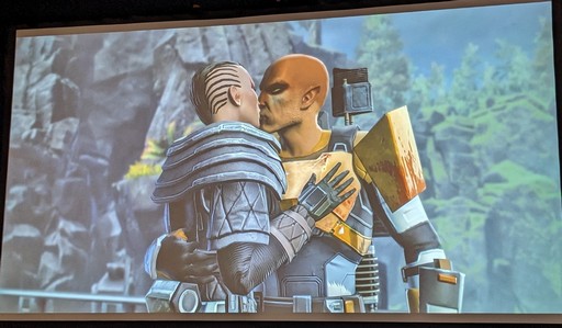 画像ギャラリー No.005のサムネイル画像 / ［GDC 2025］MMORPG「Star Wars: The Old Republic」のコミュニティをワクワクさせた，新たな“恋愛オプション”が作られたワケ