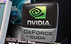 画像ギャラリー No.019のサムネイル画像 / CUDAをアピールするNVIDIAのイベント開催，注目は小型GeForce 9800 GTX＋カードとDVD＆ストリームビデオの高画質化
