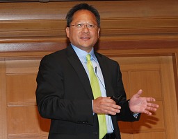 画像ギャラリー No.002のサムネイル画像 / 「GPUのワット性能は8年で100倍に」。NVIDIAのJen-Hsun Huang CEO,国内のGPUコンピューティングイベントで大いに語る