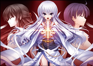 画像ギャラリー No.001のサムネイル画像 / PSP「夢想灯籠」，予約特典ポストカードのイラストが公開