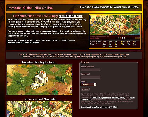 画像ギャラリー No.002のサムネイル画像 / 正式サービスがスタートした無料ブラウザゲーム「Nile Online」のレビューを掲載