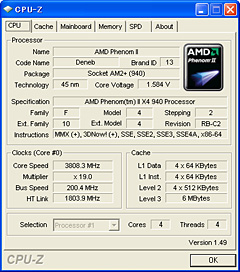 画像ギャラリー No.009のサムネイル画像 / 「Phenom II X4 940 Black Edition」レビュー掲載。45nmプロセス世代で，AMD復活の狼煙は上がるか？