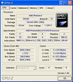 画像ギャラリー No.006のサムネイル画像 / AM3プラットフォームの可能性を探る「Phenom X4 810」&「Phenom II X3 720 Black Edition」レビュー掲載