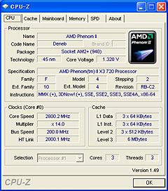画像ギャラリー No.007のサムネイル画像 / AM3プラットフォームの可能性を探る「Phenom X4 810」&「Phenom II X3 720 Black Edition」レビュー掲載