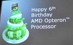 画像ギャラリー No.014のサムネイル画像 / AMD，6コアCPU「Istanbul」の動作デモを公開。サーバー向けプラットフォームロードマップのアップデートも