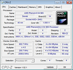 画像ギャラリー No.008のサムネイル画像 / AMD歴代最高クロックに到達した「Phenom II X4 965 Black Edition/3.4GHz」レビュー掲載