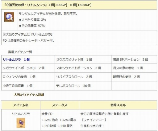 画像ギャラリー No.001のサムネイル画像 / 「エンジェル戦記」,ガイアモールに新PD「リトルムジラの卵」が登場