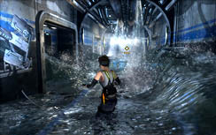 画像ギャラリー No.008のサムネイル画像 / 水の動きにやたらとこだわった「Hydrophobia Prophecy」を紹介する,今週の「海外ゲーム四天王」