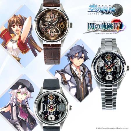 画像ギャラリー No.001のサムネイル画像 / 「軌跡」シリーズのエステル、リィン、アルティナをイメージした腕時計＆バッグが登場。アニウェアで予約受付中