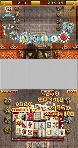 画像ギャラリー No.001のサムネイル画像 / 麻雀牌を用いたパズルゲーム「ドラゴンダンス」，ニンテンドーDSとPSPで2009年2月26日に発売