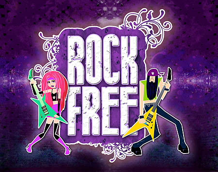 画像ギャラリー No.001のサムネイル画像 / Acclaim，ブラウザベースのロックバンドゲーム「RockFree」を発表