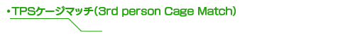 TPSケージマッチ(3rd person Cage Match)