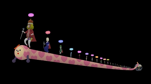 画像ギャラリー No.001のサムネイル画像 / PS3「のびのびBOY」,GIRLが無事月に到着して月ステージオープン