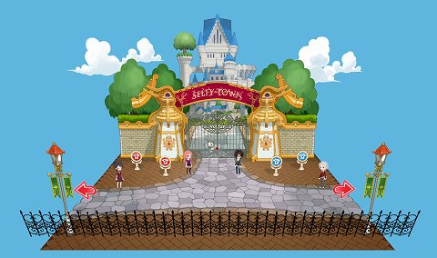 画像ギャラリー No.003のサムネイル画像 / 「アットゲームズ」の「セルフィタウン」がグレードアップ。立体的になった新エリアでおしゃべりを楽しもう