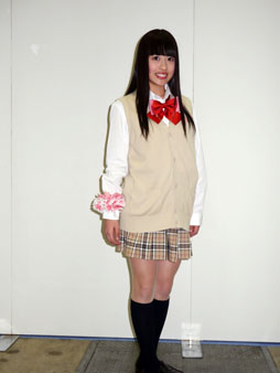 画像ギャラリー No.002のサムネイル画像 / 制服専門ブランドの「Lucy Pop」が「マイオーディション」とコラボ。チェックのスカートやリボン，シュシュつきのウィッグがゲームに登場