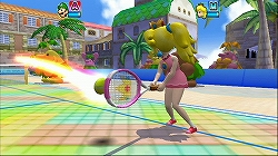 画像ギャラリー No.005のサムネイル画像 / Wiiリモコンによる操作で新たな楽しみを。「Wiiであそぶ マリオテニスGC」が1月15日に発売