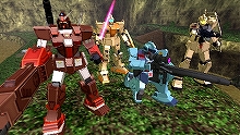 画像ギャラリー No.037のサムネイル画像 / 「機動戦士ガンダム 戦場の絆ポータブル」の実態が見えてくる，操作やセッティング，チャットなどに関する新情報公開