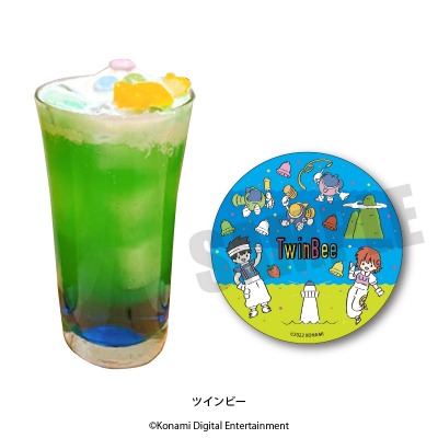 画像ギャラリー No.003のサムネイル画像 / 隠しコマンド“↑↑↓↓←→←→BA”の35周年記念コラボカフェが1月21日から期間限定営業。「グラディウス」「ゴエモン」などのドリンクが登場